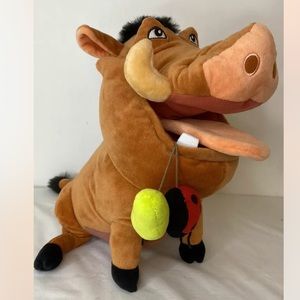 Disney Store Pumbaa Plush – The Lion King – Medium – 12 1/2'' Warthog